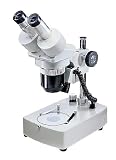 Dual power microscope system, 10x/30x magnification