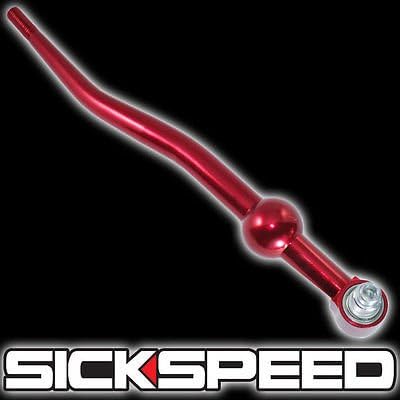 Red Sickspeed Dual Bend Short Throw Gear Shifter Lever Kit Racing Eg Ek for Honda CRX