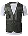 H2H Mens Casual Work Utility Hunting Travels Sports Mesh Vest With Pockets