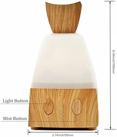 Ultrasonic Cool Mist Aroma Humidifier - Ebon 70ml Aromatherapy Essential Oil Diffuser with Waterless Auto Shut-off Function and Color Lights Changing