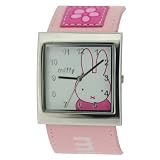 Miffy Pink Sqaure Analogue Watch