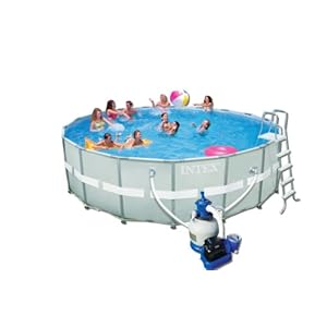 piscine intex ultra frame 5 49x1 32m + filtre a sable