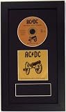 Frames for Cd Disc, CD Booklet and Concert Ticket. Featuring a Black Mat Design with Black Moulding--Great for authgraphed cds