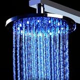 Buy 20 inch Stainless Steel Shower Head with Color Changing LED Light by Max