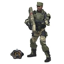 HALO 2009 Wave 2 - Series 5 Equipment Edition SGT. Avery Johnson, UNSC Figure