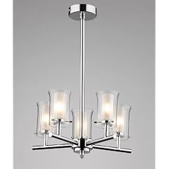 Modernes Badezimmer Deckenleuchten Fixture mit Double Glass Shades - HP012108