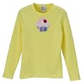 Toddler Girls' Morfs Long-Sleeve Cupcake - Light Yellow