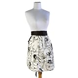 Sin in Linen Pin up Print Half Apron