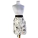 Sin in Linen Pin up Print Half Apron