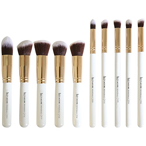 Premium synthetic kabuki makeup brush set - the perfect…