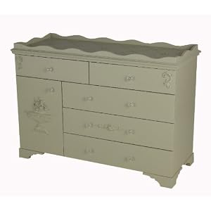 Scrolls : Floral Corner Scrolls Dresser Changing