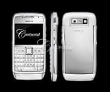 Platinum Nokia E71 Luxury Mobile Phone