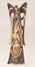 Woodland Praying Angel Over Baby Jesus Christmas Nativity Figure
