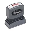 Xstamper One-Color Title Message Stamp, Revised, Pre-Inked/Re-Inkable, Red (1219)