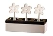 Wenko 52587100 Luftbefeuchter Blumenkasten - Keramik-Verdunster, 22 x 16 x 8.5 cm, wei�-schwarz