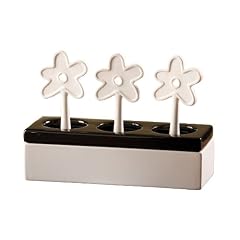 Wenko 52587100 Luftbefeuchter Blumenkasten - Keramik-Verdunster, 22 x 16 x 8.5 cm, wei�-schwarz