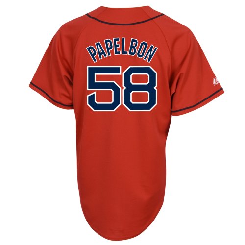 MLB Jonathan Papelbon Boston Red Sox Replica Away Jersey (X-Large)