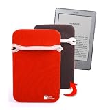 DURAGADGET Custodia Rossa / Nera reversibile resistente all'acqua in Neoprene / Cover per Amazon Kindledi DURAGADGET