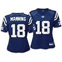 Reebok Indianapolis Colts Peyton Manning Women's Replica Team Color Jersey