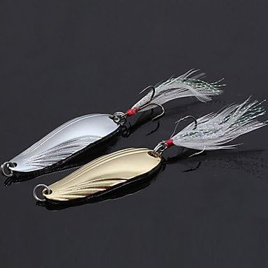 Usy Highlight New Waterlines Shell Sequins 7 g 14 g Alburnus Bass Lures Kill Sequins Lure Bait Dippers , 1 pcs-blue+white