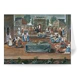 La Maison de Saint-Cyr (oil on canvas) by.. - Greeting Card (Pack of 2) - 7x5 inch - Art247 - Standard Size - Pack Of 2