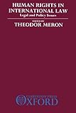 Human rights in international law : legal and policy issues