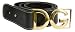 Dolce & Gabbana Black Leather D&G Logo Clasp Belt in Various Sizes