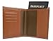 Travel Wallet and Passport Cover -RFID Blocking, Brown Leather Ideal for Men or Women