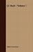 Books : J.S. Bach - Volume 1