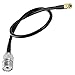 uxcell SMA Male to UHF Female Connector Pigtail Cable Black 40cm Long