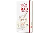 Moleskine Alice's Adventures in Wonderland Limited Edition Notebook, Large, Ruled, White, Hard Cover (5 x 8.25)