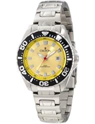 Croton Womens CA201228SSYL Yellow Dial Stainless Steel Watch