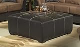 Cocktail Ottoman by Homelegance - Black (9882-01)