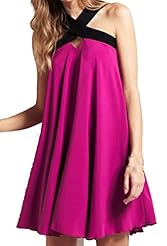 Sleeveless Checkered Print Flared-Skirt Polyester/Spandex Spring Summer Winter Party Dress/Mini Dress 