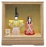 一秀 作 ひな人形 木目込 雛人形 神雛 260号 木目ケース入