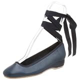 Hollywould Women's Kate Runner Ballet Flat,Navy,38.5 EU (US Women's 8.5 M)