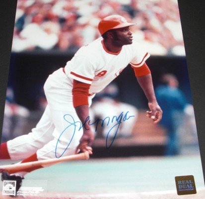 Joe Morgan Autographed/Hand Signed Cincinnati Reds 8x10 Photo