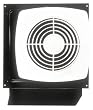 Broan Model 509S 8-Inch Through-Wall Utility Fan with Integral Rotary Switch, 180 CFM, 6.5 Sones