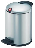 Hailo 0704-860 Bad-Kosmetikeimer Trento design 4 silber