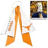 Texas University Longhorns Ponytail Holder Hair Tie Ribbon