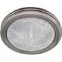 Hunter 90053 Decorative Brushed Nickel Bathroom Fan