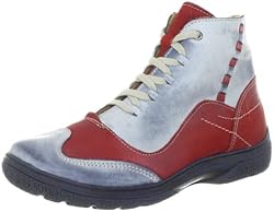 MICCOS 270416, Damen Fashion Halbstiefel & Stiefeletten, Grau (grau/rot), EU 39