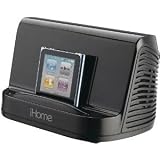 iHome iHM16B Portable Stereo Speaker System for iPad, iPod and MP3 Player (Black)