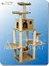 A7202 Beige Cat Condo Pet Furniture 8-level Tower w/ Hammock