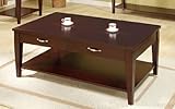 IMAGE OF Coffee Table with Storage Drawers - Espresso Finish