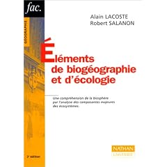 El�ments de biog�ographie et d'�cologie. 2e �dition