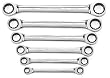 GearWrench 9260 6 Piece Metric Double Box Ratcheting Wrench Set