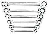KD 9260 Gear Wrench 6 Piece 8-Millimeter to 19-Millimeter Double Box Wrench Set