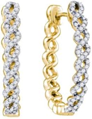 0.53CTW DIAMOND FASHION HOOPS