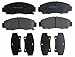 ACDelco 14D787C Advantage Ceramic Front Disc Brake Pad Set with Wear Sensor